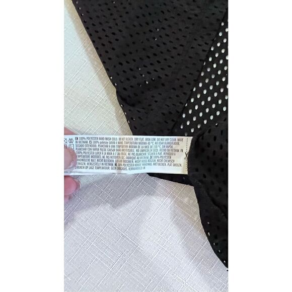 Forever 21 Women's Crew Neck Short Sleeve Mesh Cropped Top Black Size Small - Picture 8 of 9